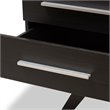 Baxton Studio Auburn 6 Drawer Double Dresser in Dark Brown
