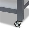 Baxton Studio Sunderland Kitchen Cart in Gray