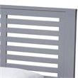 Baxton Studio Sedona Twin Slat Platform Bed with Trundle in Gray