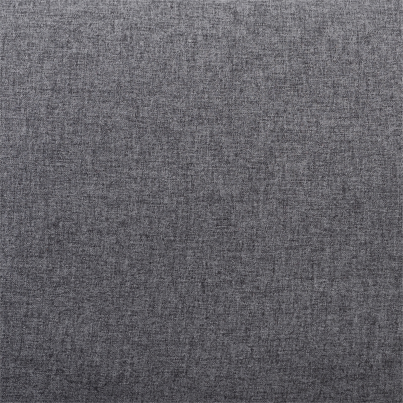 Baxton Studio Halstein Gray Fabric and Walnut Brown Finished Wood Lounge Chair