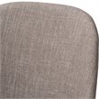 Baxton Studio Cody Upholstered Dining Side Chair in Gray (Set of 2)