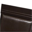 Baxton Studio Thea Faux Leather Dining Side Chair in Brown (Set of 2)