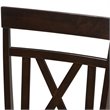 Baxton Studio Rosie Dining Side Chair in Brown (Set of 2)