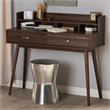 Baxton Studio Disa Writing Desk in Walnut Brown