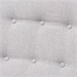 Baxton Studio Marlena Tufted Rocker in Grayish Beige