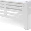 Baxton Studio Sedona Twin Slat Platform Bed with Trundle in White
