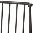 Baxton Studio Sabine Queen Metal Spindle Platform Bed in Black