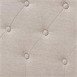 Baxton Studio Amaya Tufted Queen Daybed in Light Beige