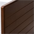 Baxton Studio Linna Storage Daybed with Trundle in Walnut Brown