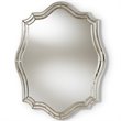 Baxton Studio Isidora Decorative Wall Mirror in Silver