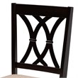 Baxton Studio Reneau 5-Piece Wood Dining Set in Sand and Espresso Brown