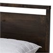 Baxton Studio Inicio Brown Finished Wood Queen Size Platform Bed