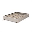 Baxton Studio Leni 4-Drawer Storage King Bed in Beige