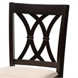 Baxton Studio Contemporary Reneau 5-Piece Wood Pub Set in Sand and Espresso