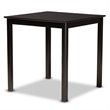 Baxton Studio Contemporary Reneau 5-Piece Wood Pub Set in Sand and Espresso