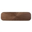 Baxton Studio Wendy Walnut Wood Console Table
