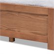 Baxton Studio Wren Full Size Walnut 3-Drawer Storage Bed Frame