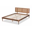 Baxton Studio Romy Full Size Ash Brown Finished Wood Platform Bed