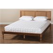 Baxton Studio Romy Full Size Ash Brown Finished Wood Platform Bed