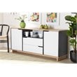 Baxton Studio Reed Multicolor 2-Door Wood Dining Room Sideboard