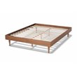 Baxton Studio Rina Full Size Ash Brown Finished Wood Bed Frame