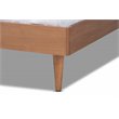Baxton Studio Rina King Size Ash Brown Finished Wood Bed Frame