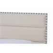 Baxton Studio Ansa Queen Size Beige Fabric Upholstered Bed
