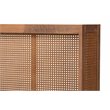 Baxton Studio Rina Queen Size Ash Brown Finished Wood Headboard