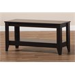 Baxton Studio Elada Wenge Finished Wood Coffee Table