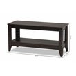 Baxton Studio Elada Wenge Finished Wood Coffee Table