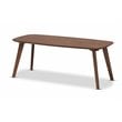 Baxton Studio Dahlia Brown Finished Coffee Table
