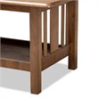 Baxton Studio Rylie Walnut Finished Rectangular Wood Coffee Table