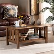 Baxton Studio Rylie Walnut Finished Rectangular Wood Coffee Table