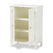Baxton Studio Thelma White Finished 2-door Wood Multipurpose Storage Cabinet