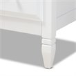 Baxton Studio Naomi White Finished Wood 4-Drawer Bedroom Chest