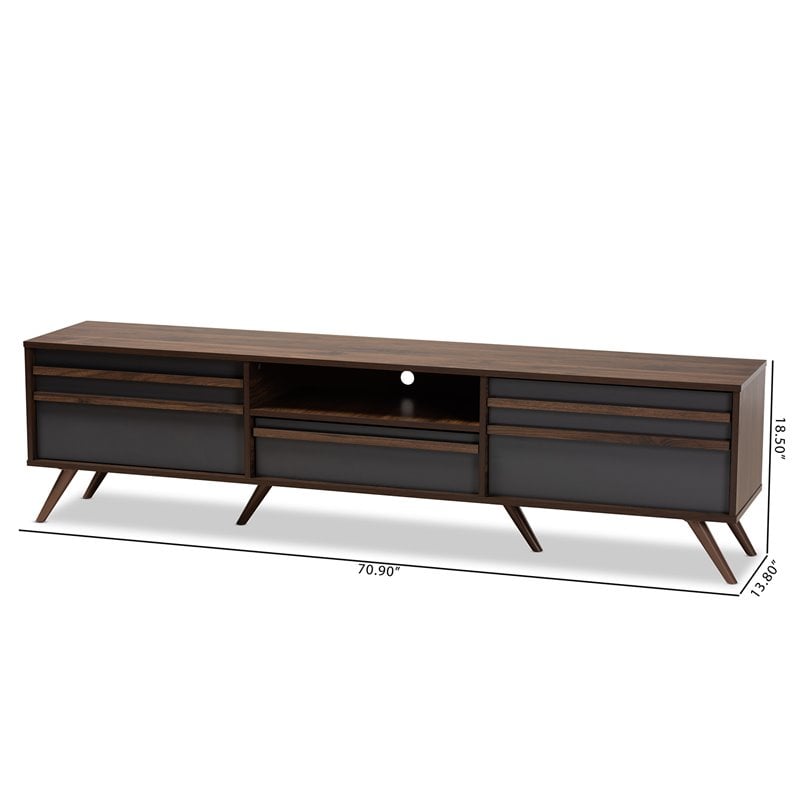 Baxton Studio Naoki Wood 60
