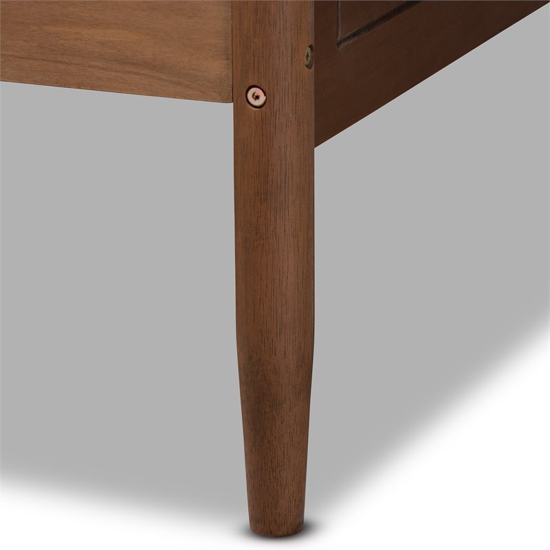 Baxton Studio Alya Walnut Brown Finished Wood Twin Size Daybed
