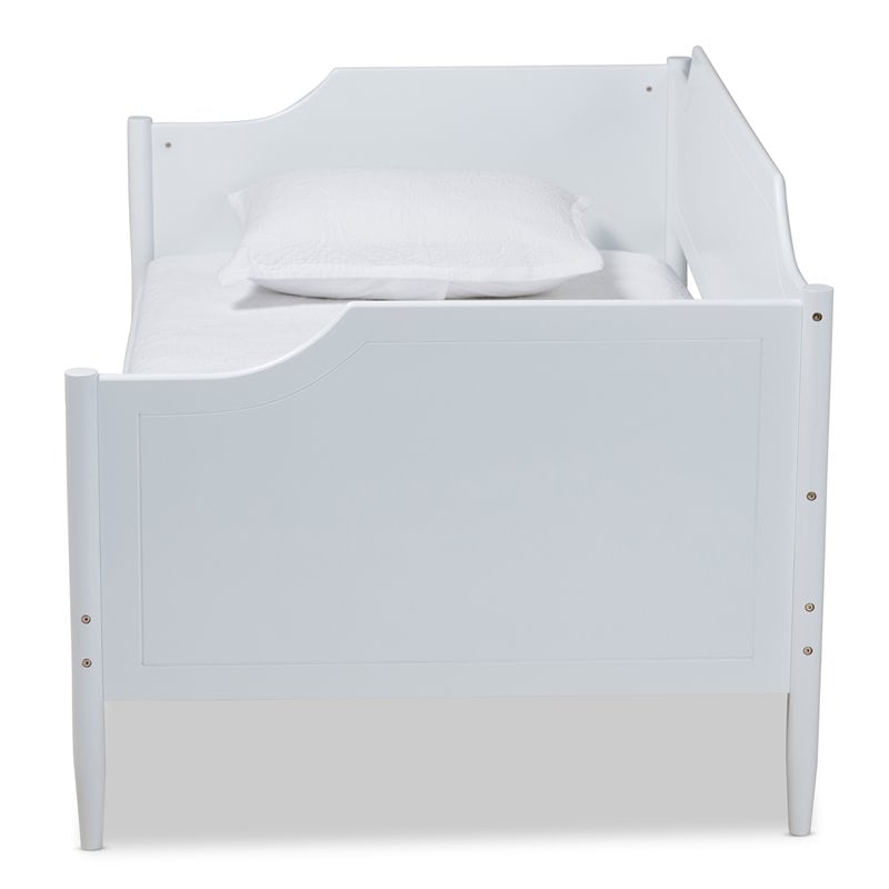 Baxton Studio Alya White Finished Wood Twin Size Daybed