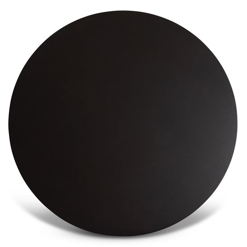 Baxton Studio Ela Dark Brown Finished 35-Inch-Wide Round Wood Dining Table