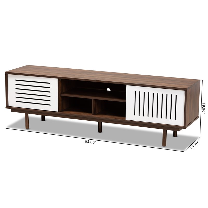 Baxton Studio Meike Two-Tone Wood 60