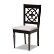 Baxton Studio Renaud Grey and Dark Brown Finished Wood 7-Piece Dining Set