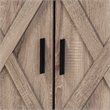 Baxton Studio Wayne Farmhouse Brown Finished Wood 2-Door Shoe Storage Cabinet