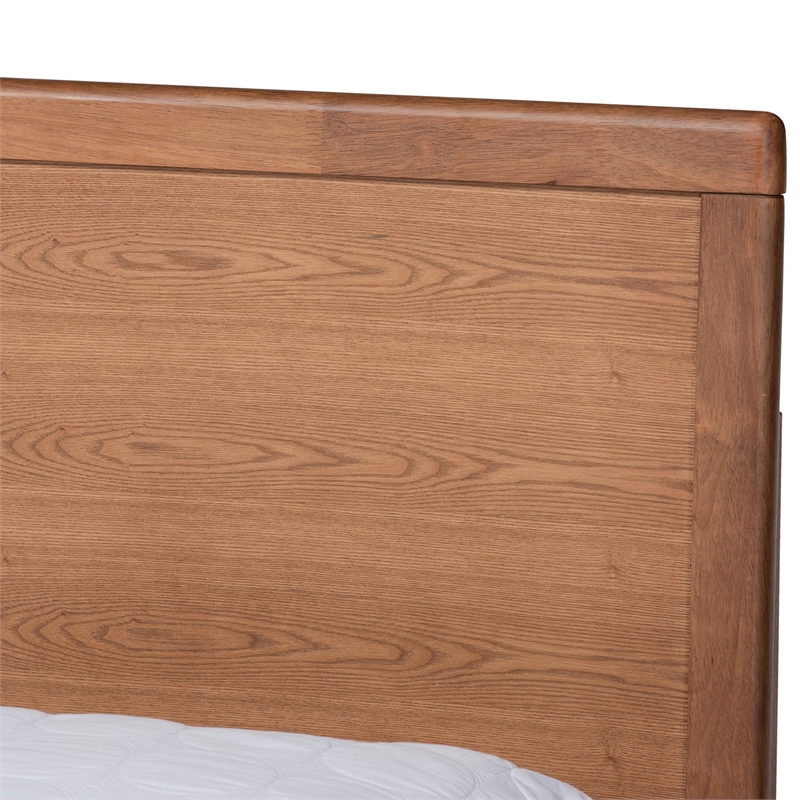 Baxton Studio Aras Brown Finished Wood Queen Size 3-Drawer Bed