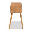Baxton Studio Brown Finished Wood 2-Drawer Console Table