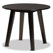 Baxton Studio Rava Dark Brown Finished Wood 5-Piece Dining Set