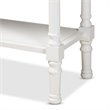 Baxton Studio Garvey  White Finished Wood 3-Drawer Entryway Console Table
