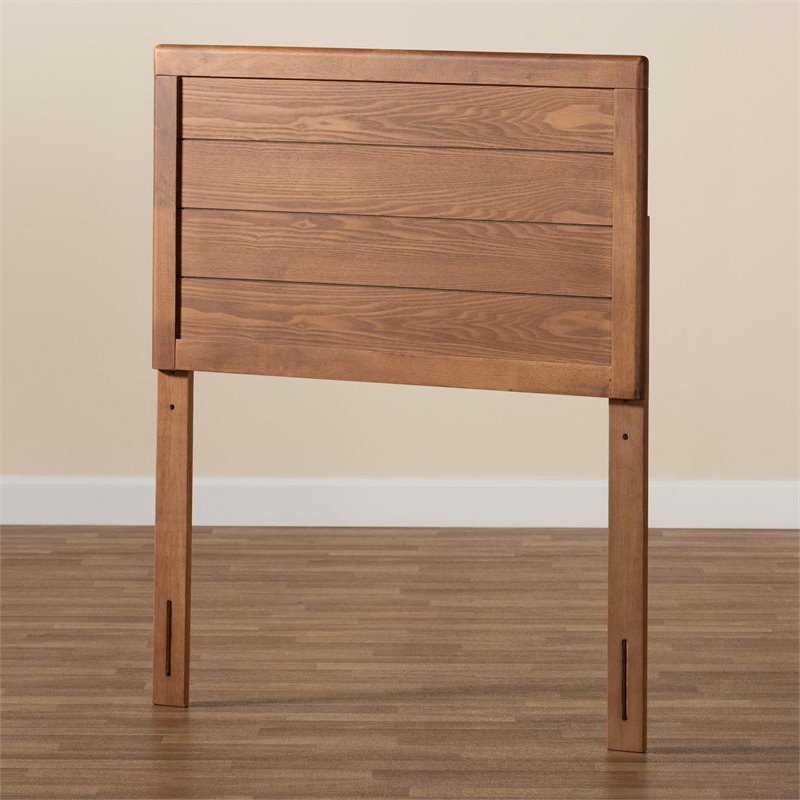 Baxton Studio Seren Walnut Brown Finished Wood Twin Size Headboard