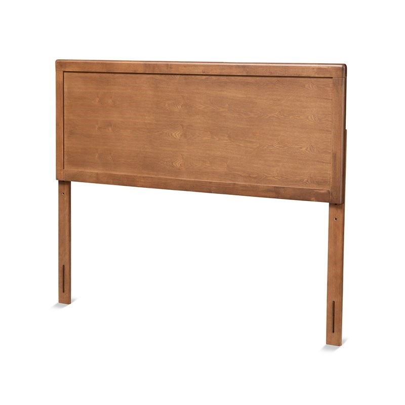 Baxton Studio Alan Walnut Finished Wood King Size Headboard