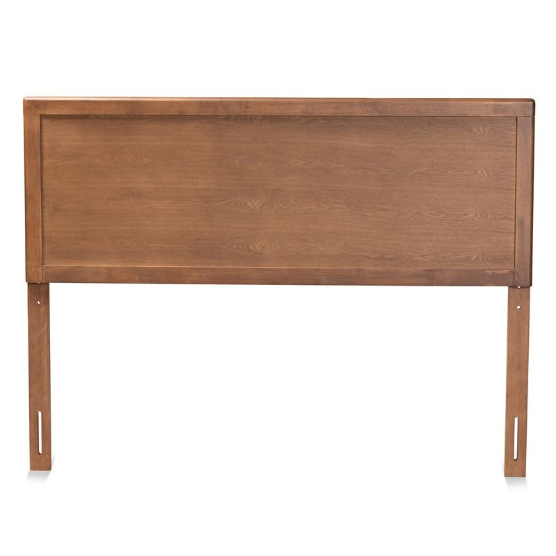 Baxton Studio Alan Walnut Finished Wood King Size Headboard