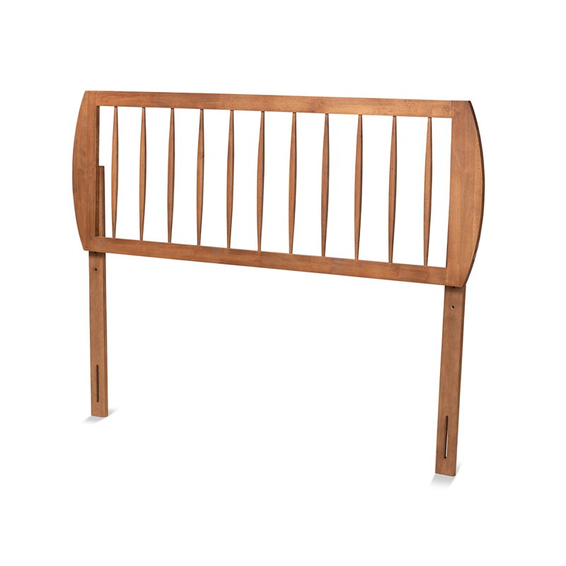 Baxton Studio Norman Walnut Finished Wood Full Size Headboard